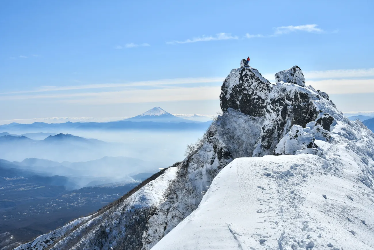 権現岳 冬季登山