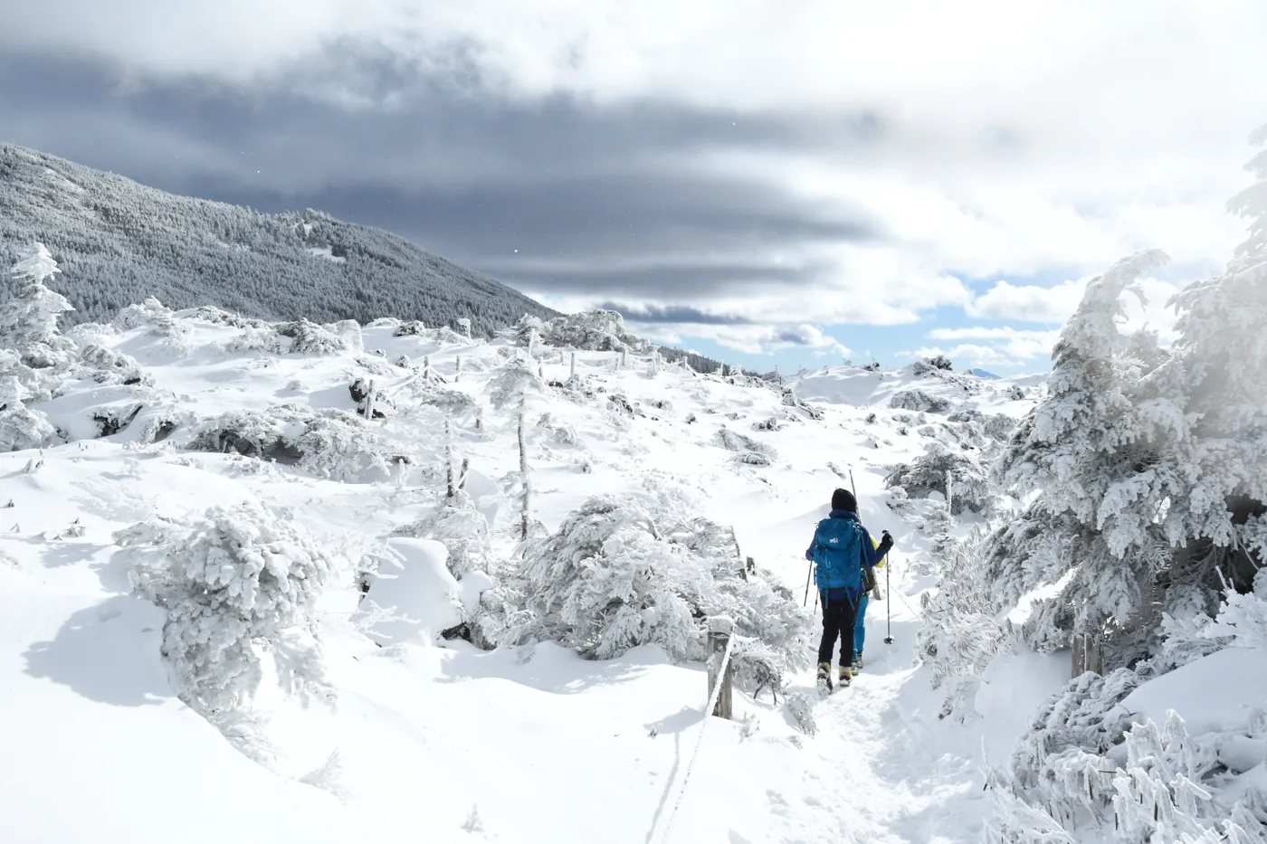 北横岳 登山 2017冬